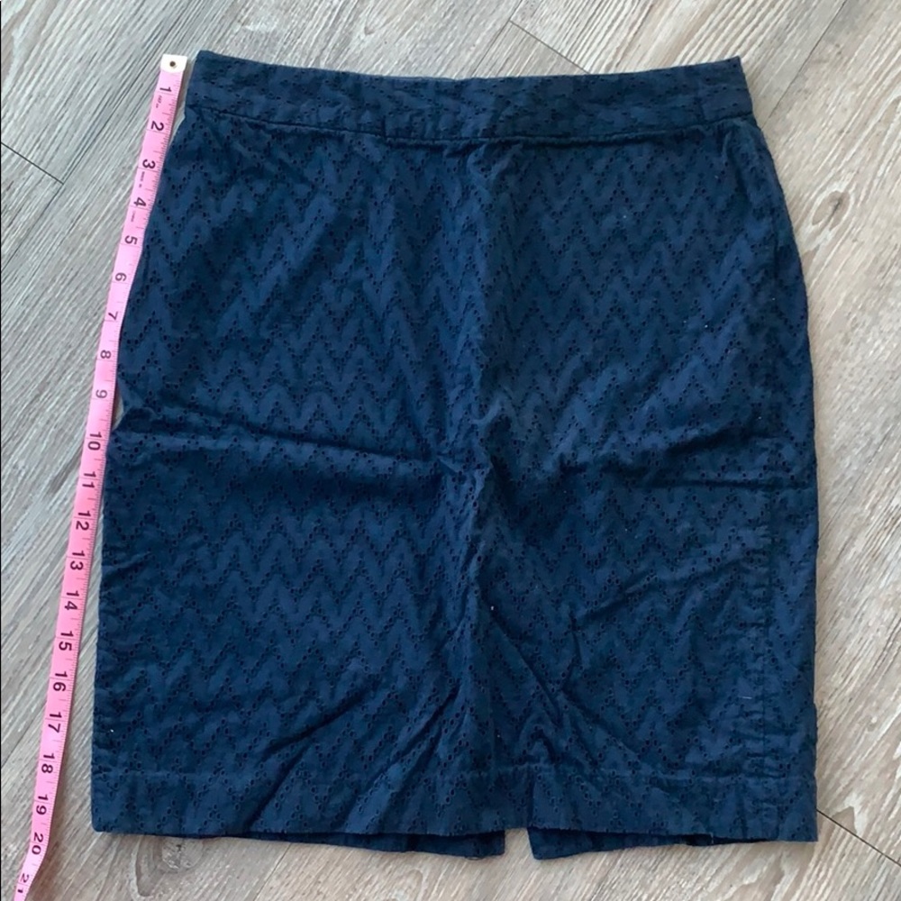 Navy Blue Pencil Skirt